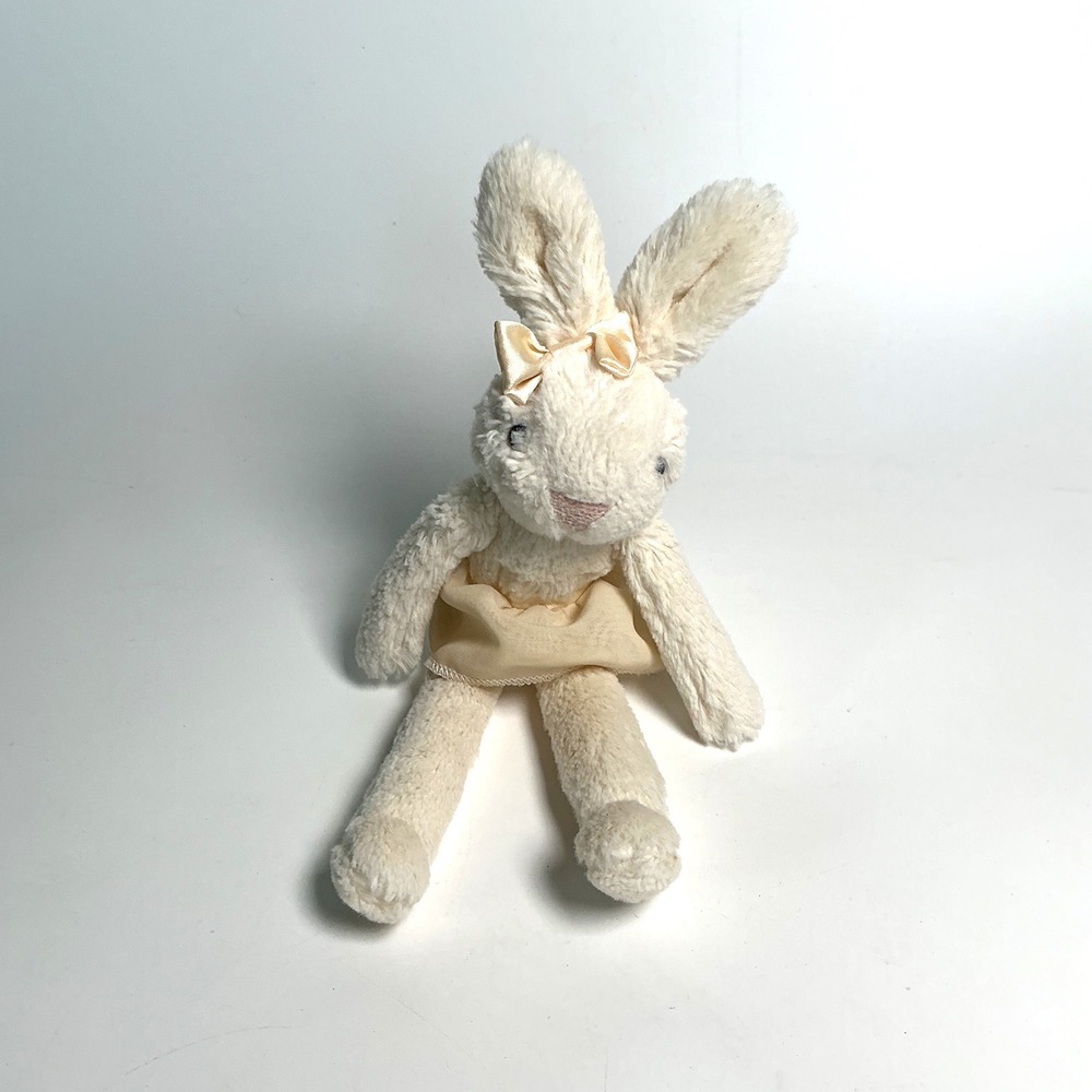 Jellycat London Ballerina Bunny Plush Cream Rabbit Tutu Bow Stuffed Animal 11"